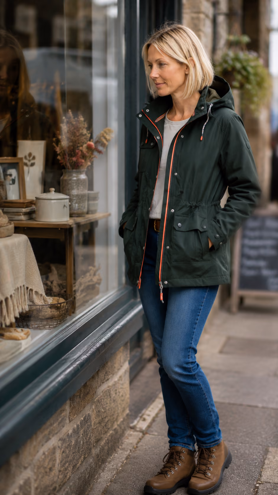 ACAI Women's River Waterproof Jacket - Deep Khaki