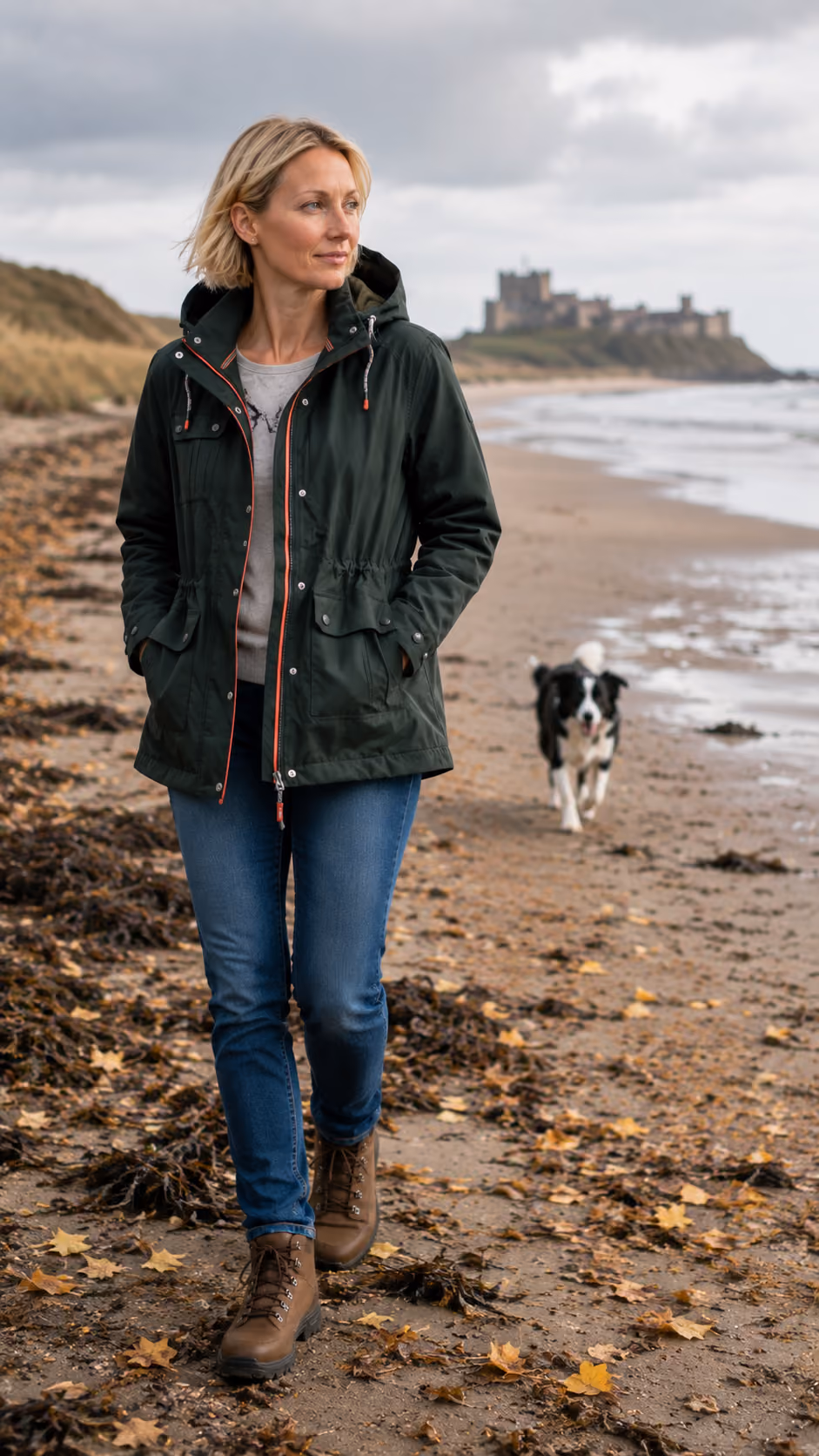 ACAI Women's River Waterproof Jacket - Deep Khaki