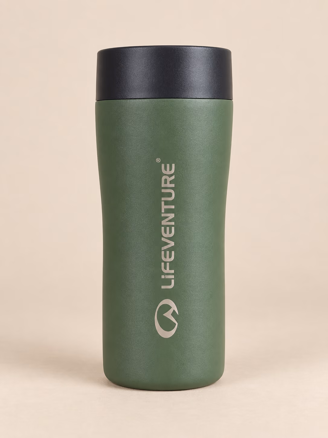 Lifeventure One-Touch Thermal Mug - Khaki