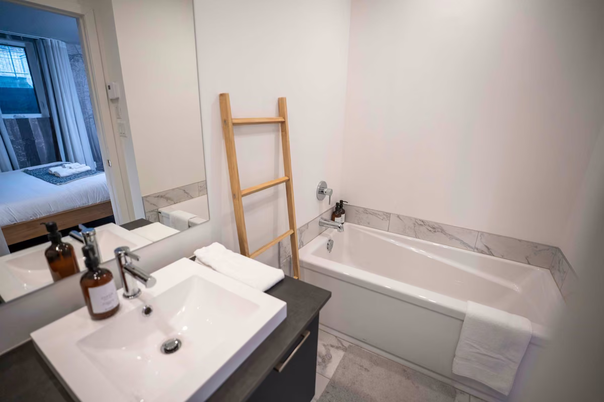 Salle de bain 1du condo 103, Aurea Charlevoix