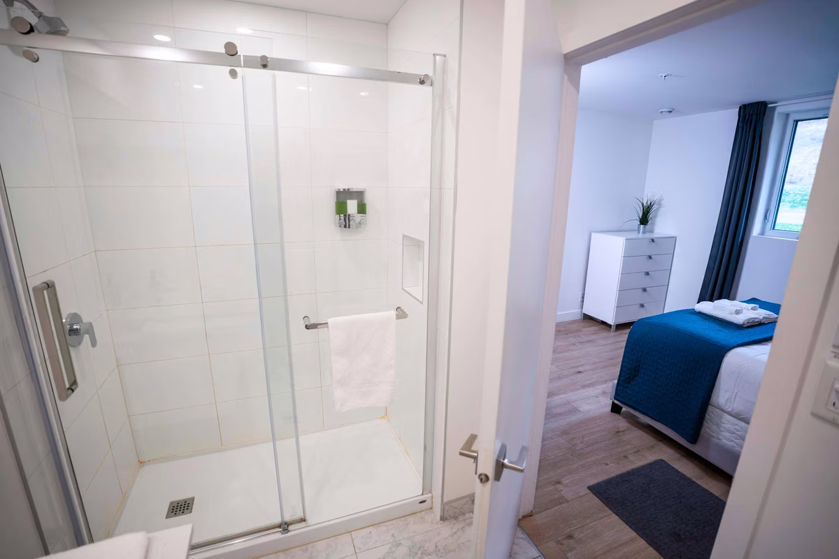 Salle de bain 1du condo 105, Aurea Charlevoix