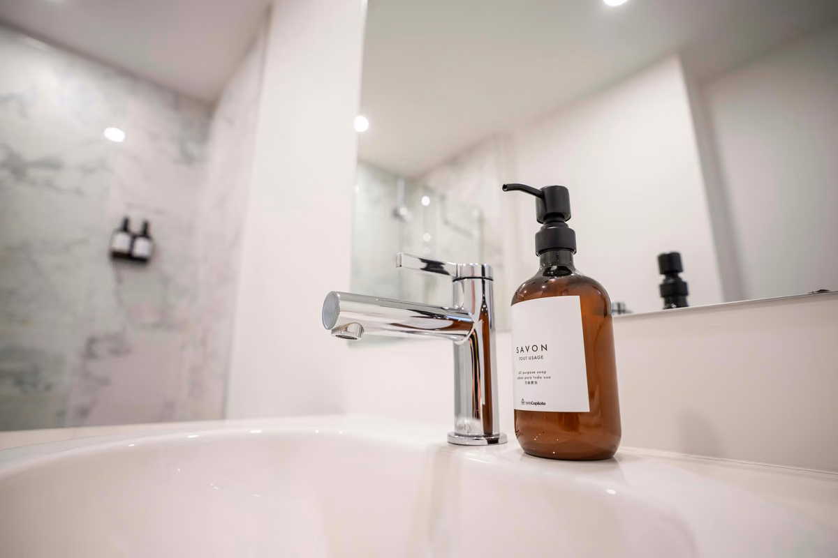 Salle de bain 1du condo 106, Aurea Charlevoix