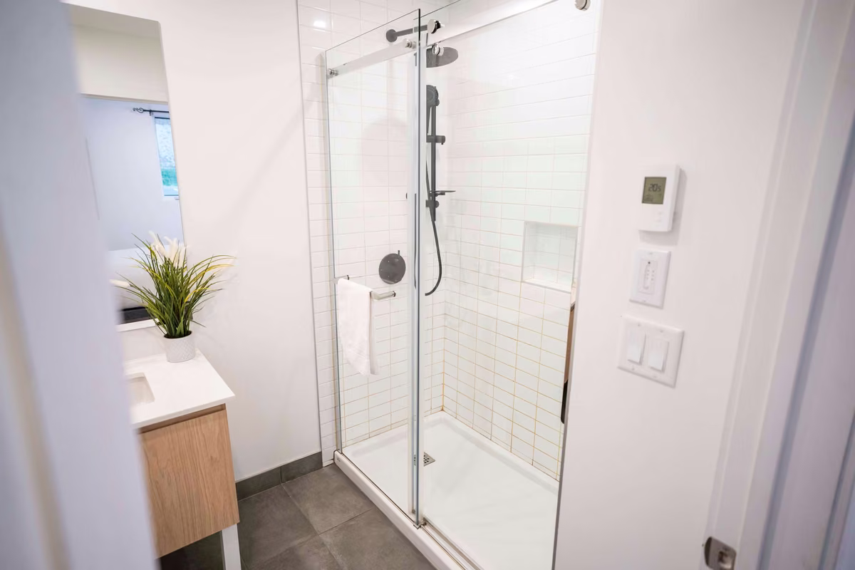 Salle de bain 1du condo 107, Aurea Charlevoix
