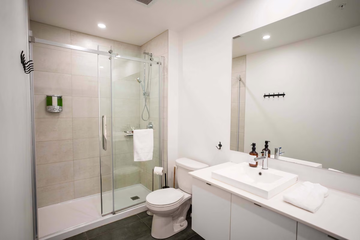 Salle de bain 1du condo 109, Aurea Charlevoix