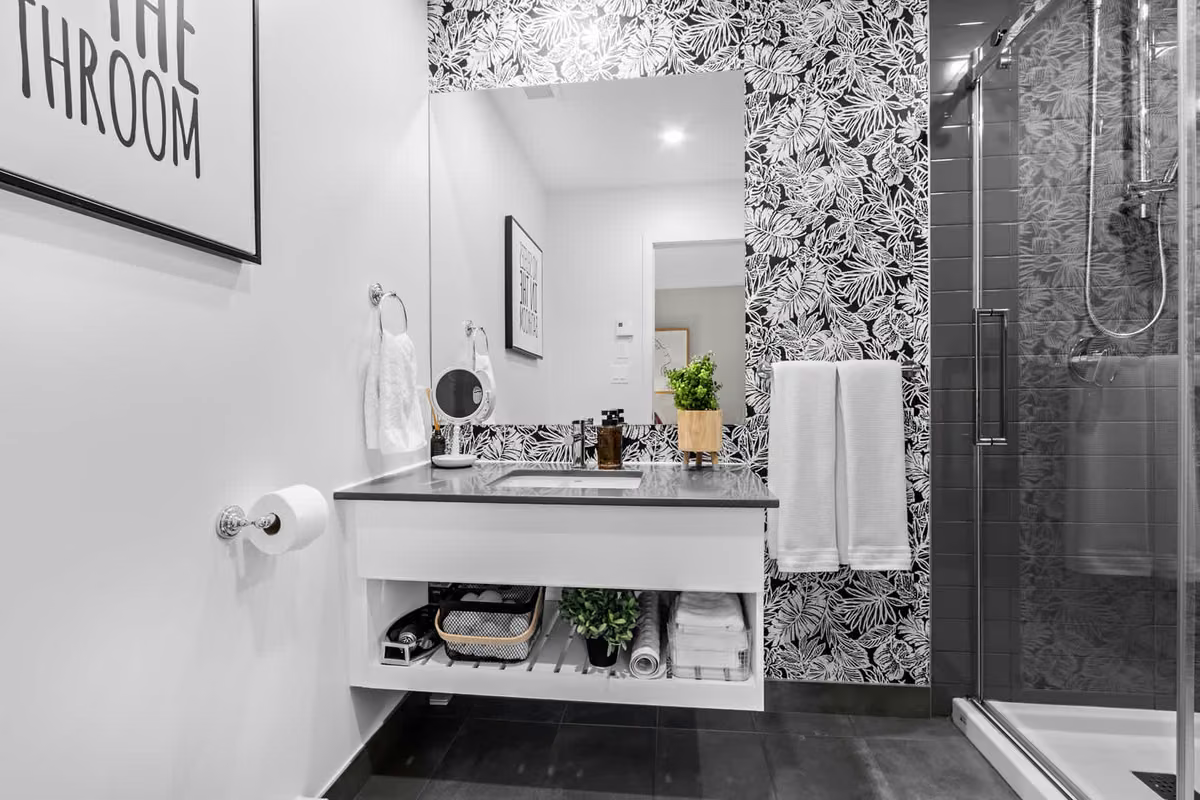 Salle de bain 2du condo 111, Aurea Charlevoix
