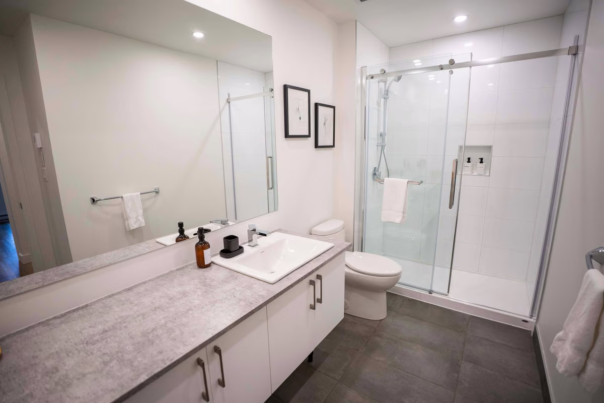 Salle de bain 2du condo 201, Aurea Charlevoix
