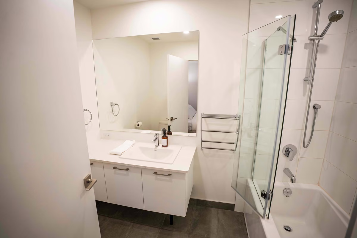 Salle de bain 1du condo 205, Aurea Charlevoix