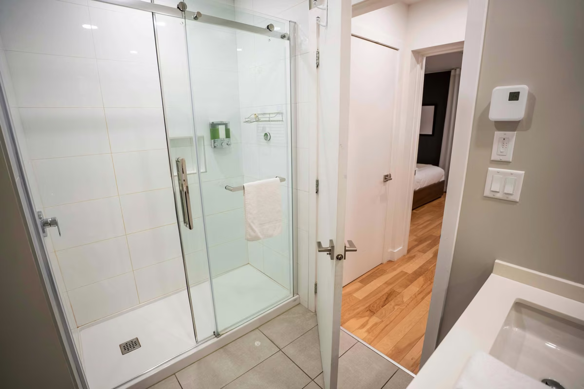 Salle de bain 2du condo 206, Aurea Charlevoix