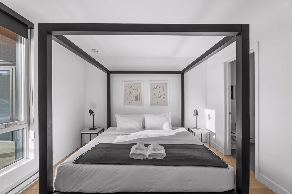 Chambre 1 du condo 303, Aurea Charlevoix