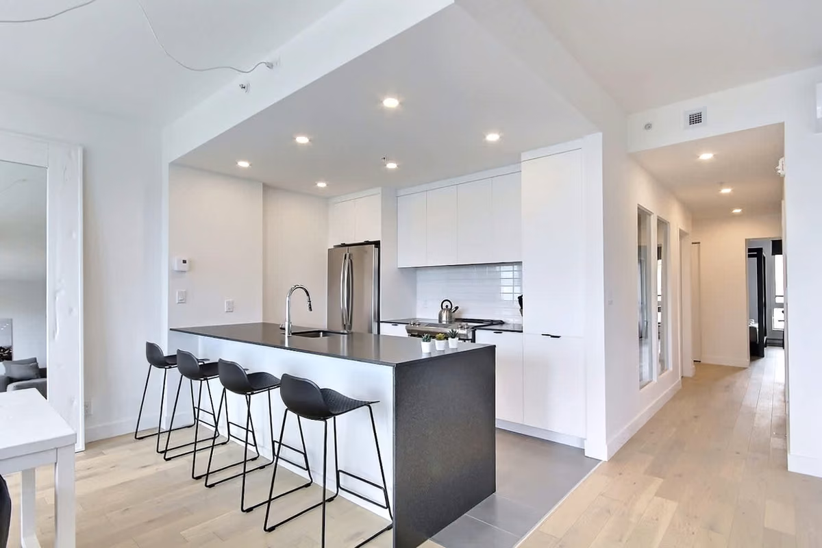 Couloir intérieur du condo 303, Aurea Charlevoix