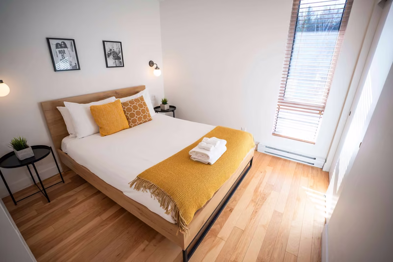 Chambre 3 du condo 309, Aurea Charlevoix