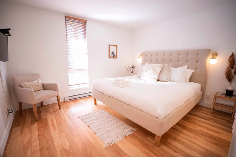 Chambre 1 du condo 309, Aurea Charlevoix