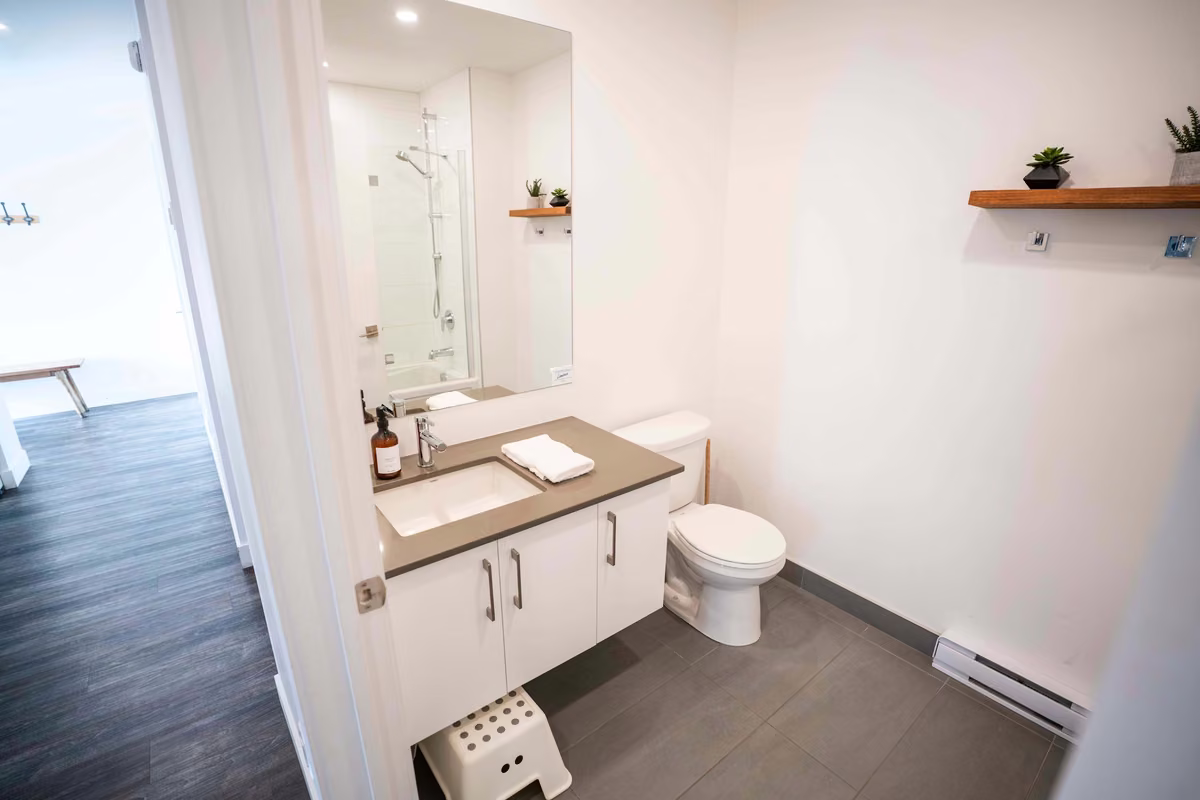 Salle de bain 2du condo 310, Aurea Charlevoix