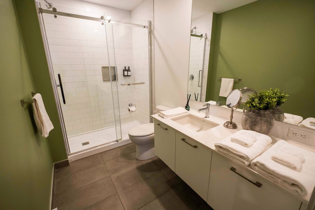 Salle de bain 1du condo 404, Aurea Charlevoix