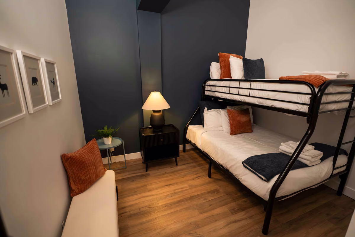 Chambre 4 du condo 404 avec lits simples, Aurea Charlevoix
