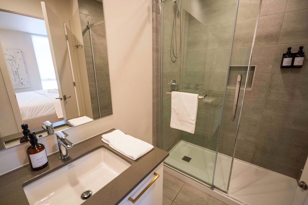 Salle de bain 1du condo 405, Aurea Charlevoix