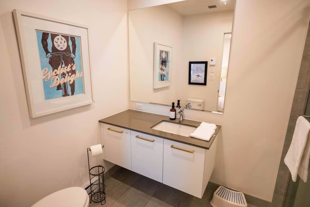 Salle de bain 1du condo 405, Aurea Charlevoix