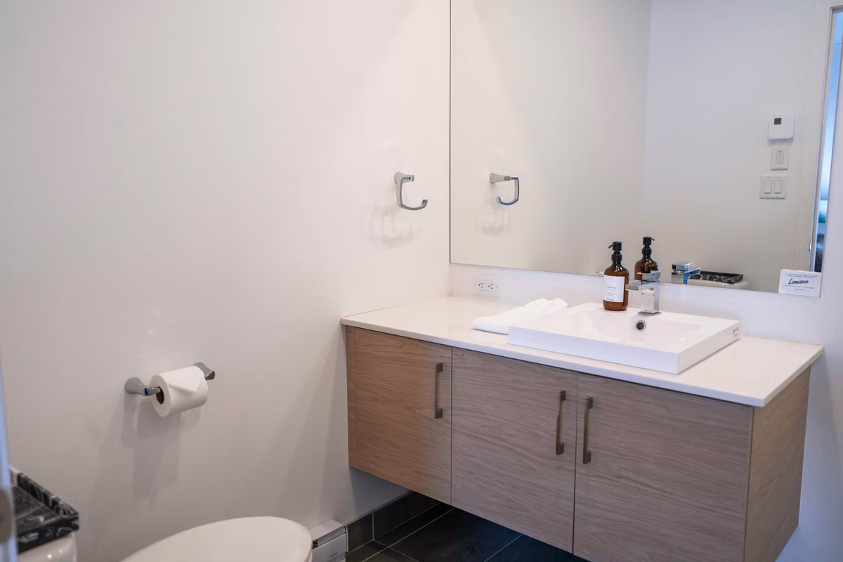 Salle de bain 1du condo 407, Aurea Charlevoix