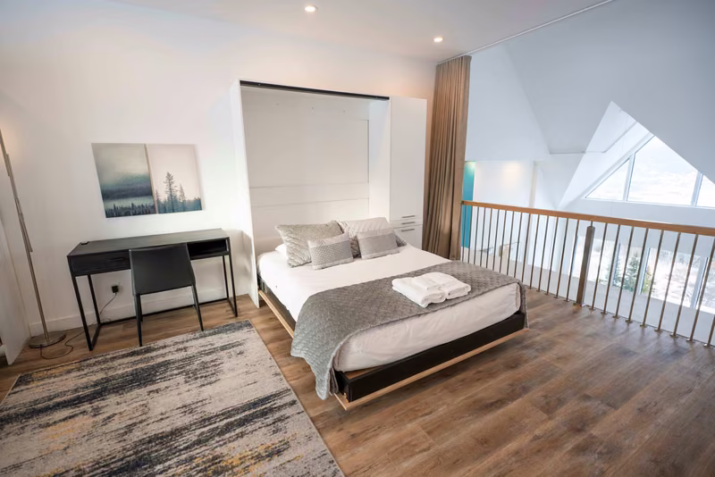 Chambre 3 du condo 407 avec lit queen, Aurea Charlevoix