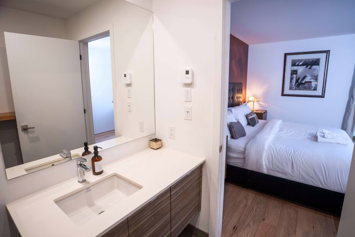 Salle de bain 1du condo 408, Aurea Charlevoix