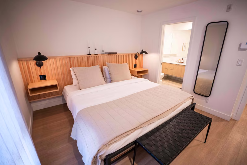 Chambre 3 du condo 411 avec lit king, Aurea Charlevoix