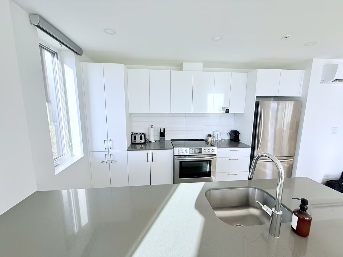 Cuisine entièrement équipée du condo 101, Aurea Charlevoix