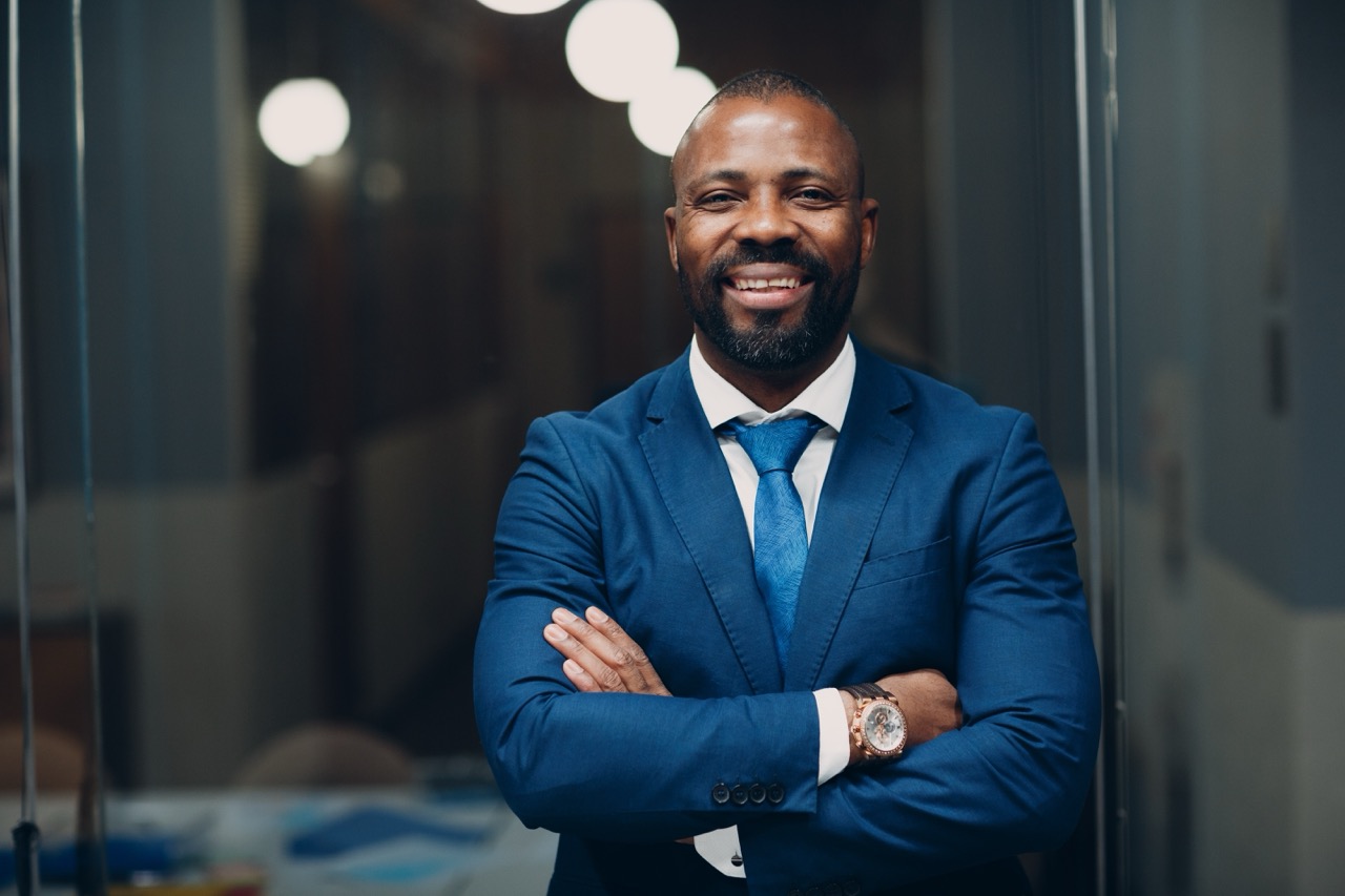 Portrait of Marcus T., executive director