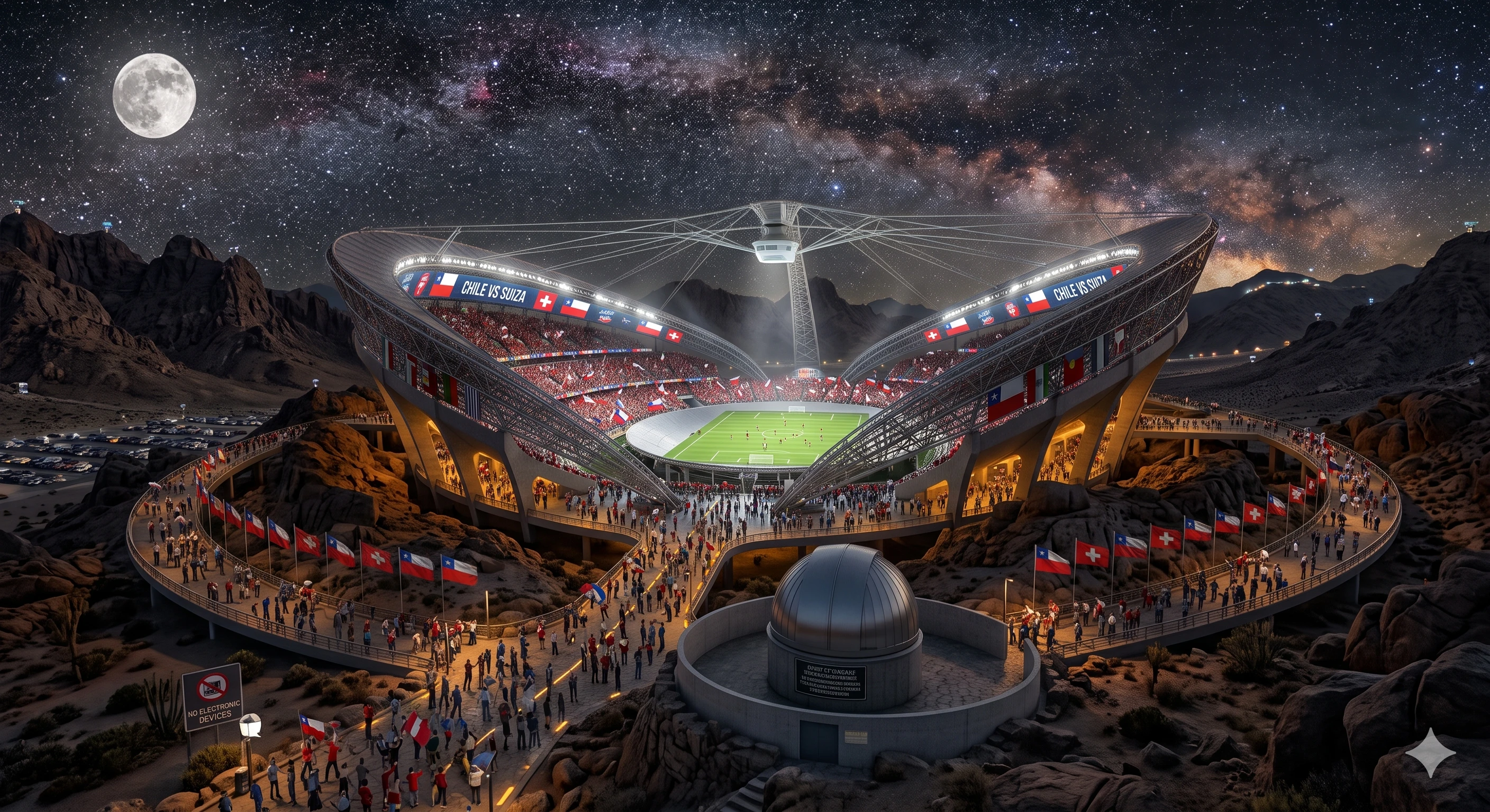Imagen Conceptual Estadio Carlos Dittborn en la Arica