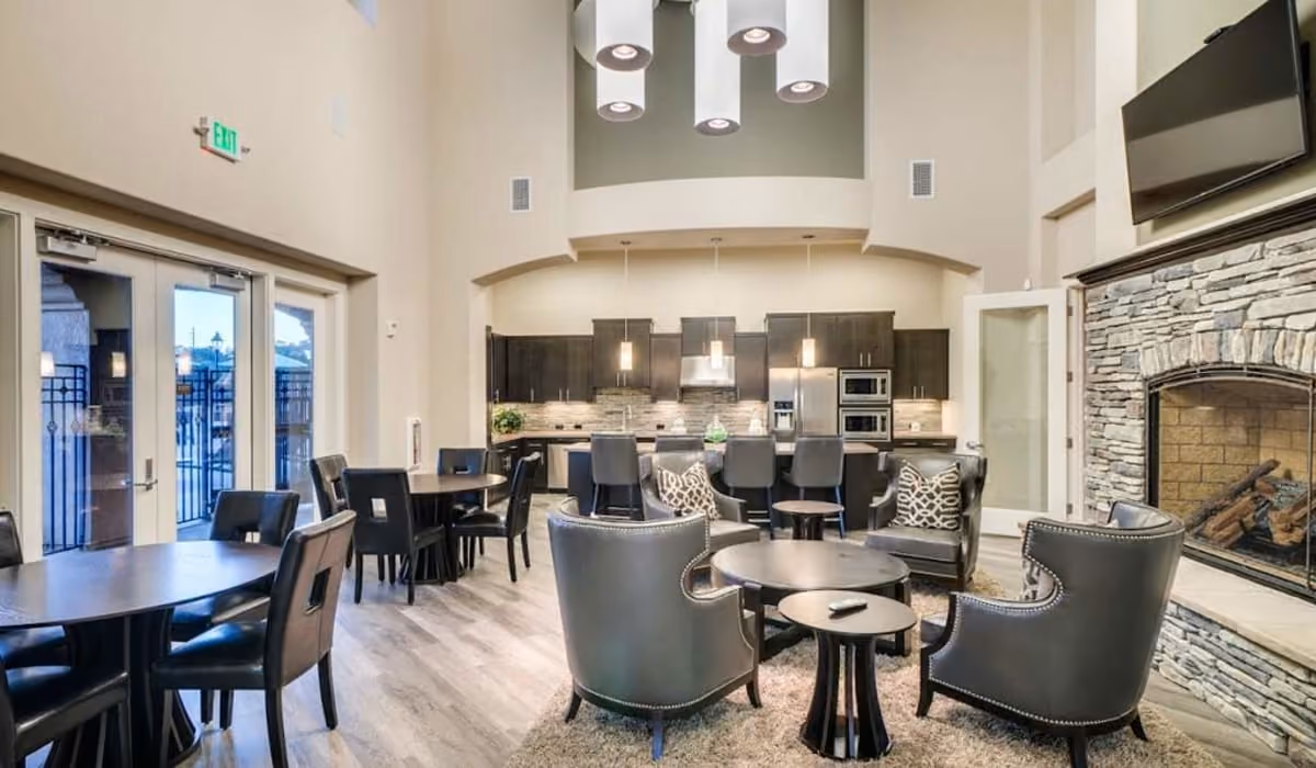 Lounge area in clubhouse