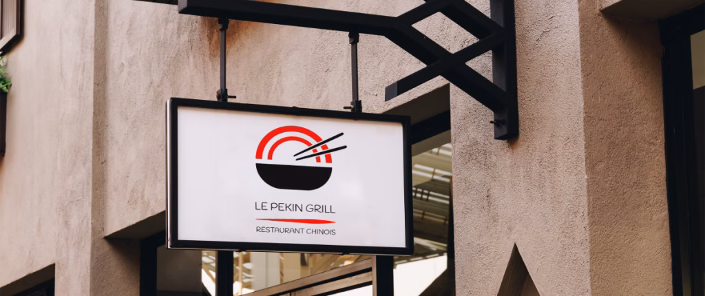 Enseigne du restaurant Le Pékin Grill