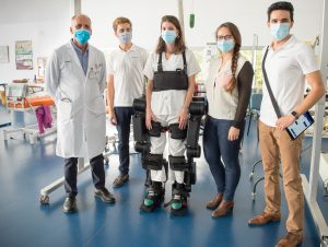 Demostración de Atalante en el Hospital de Parapléjicos de Toledo