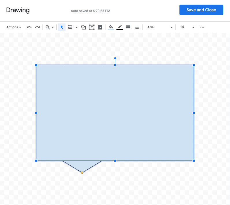 inserting a drawing into google docs