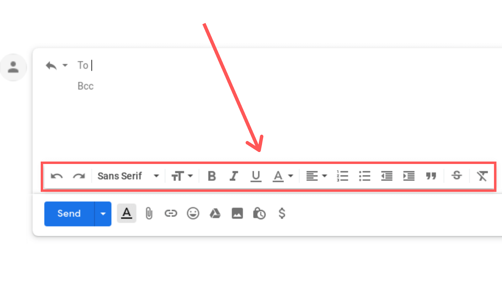 formatting emails in gmail