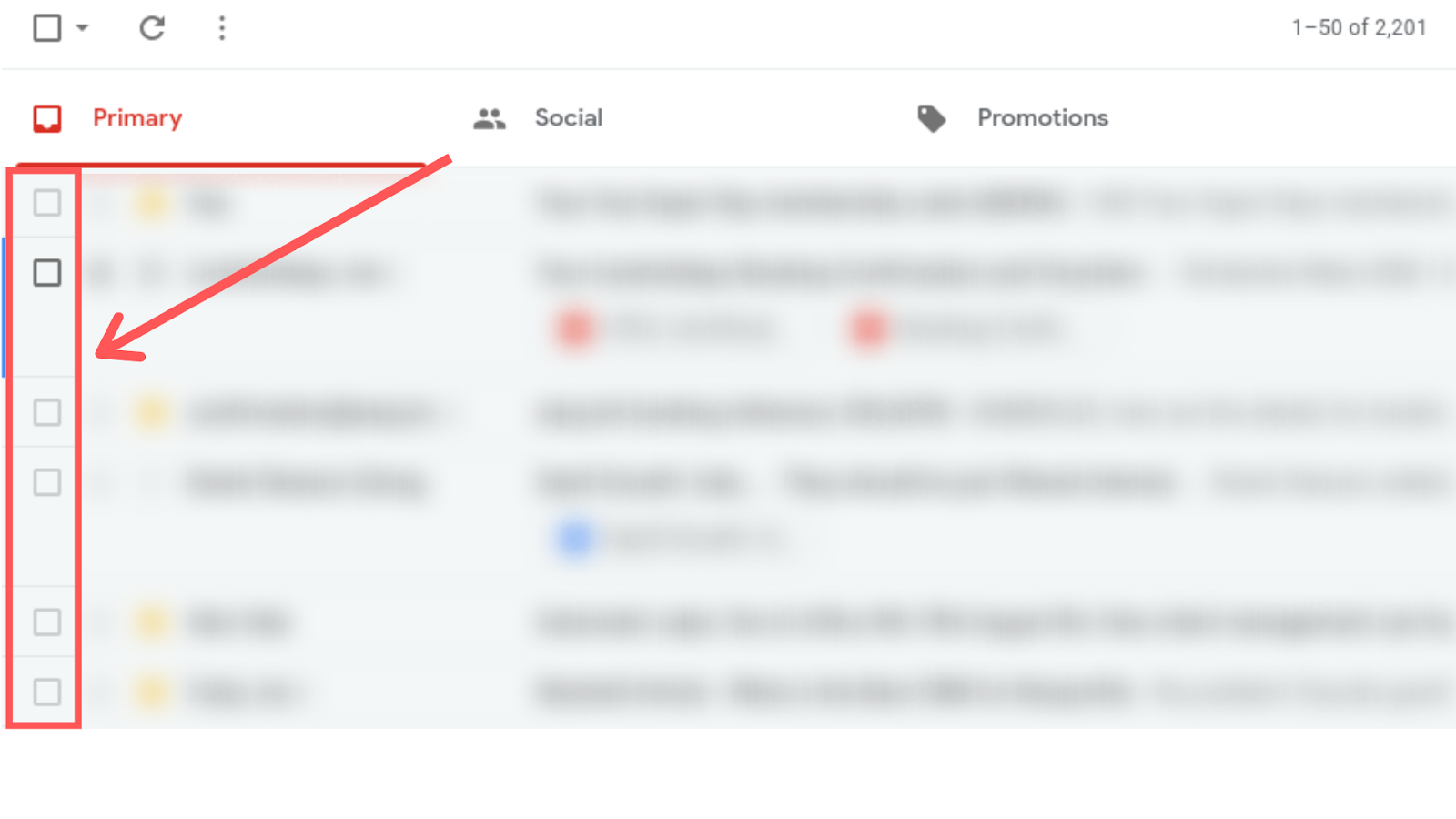 deleting an email in gmail