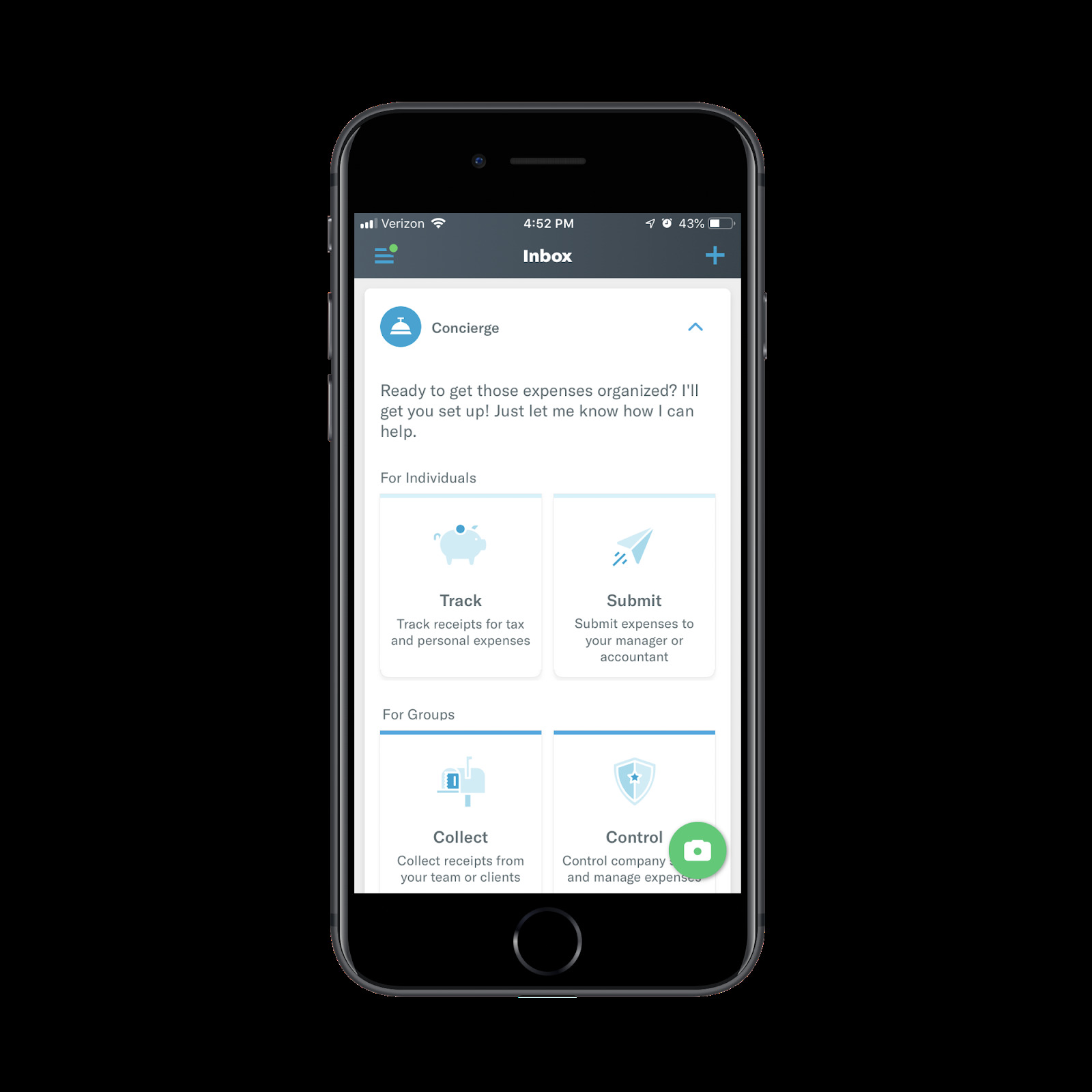 expensify mobile app