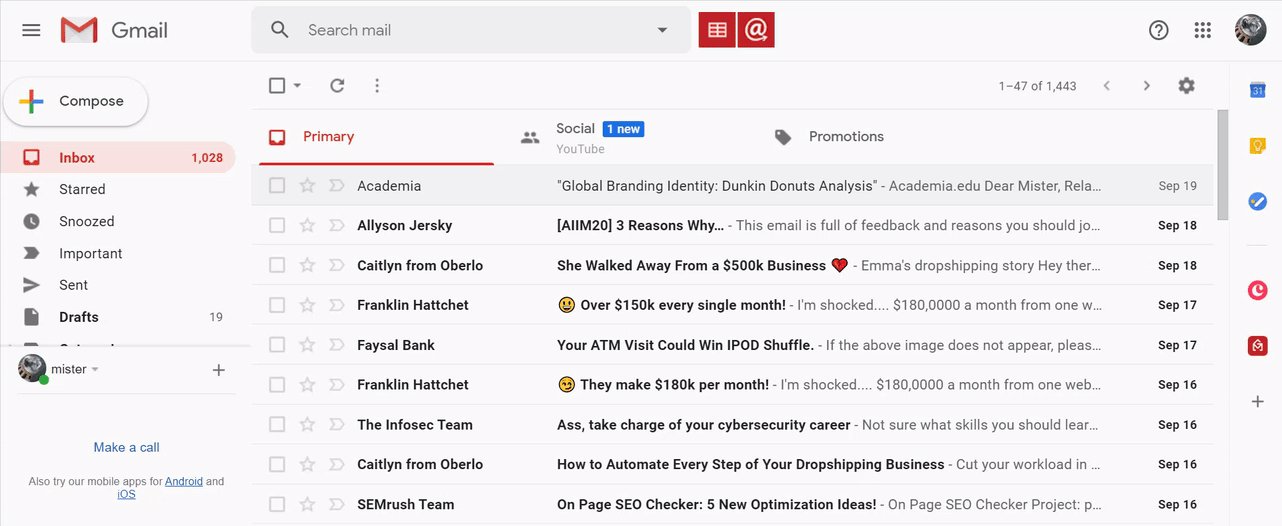opening a file in gmail