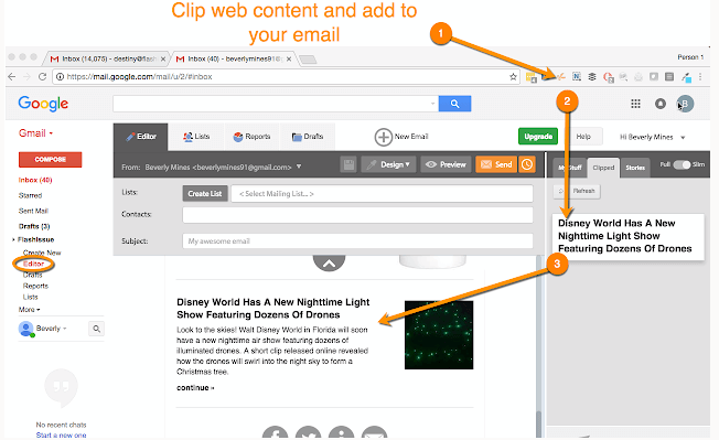 newsletter creator for gmail