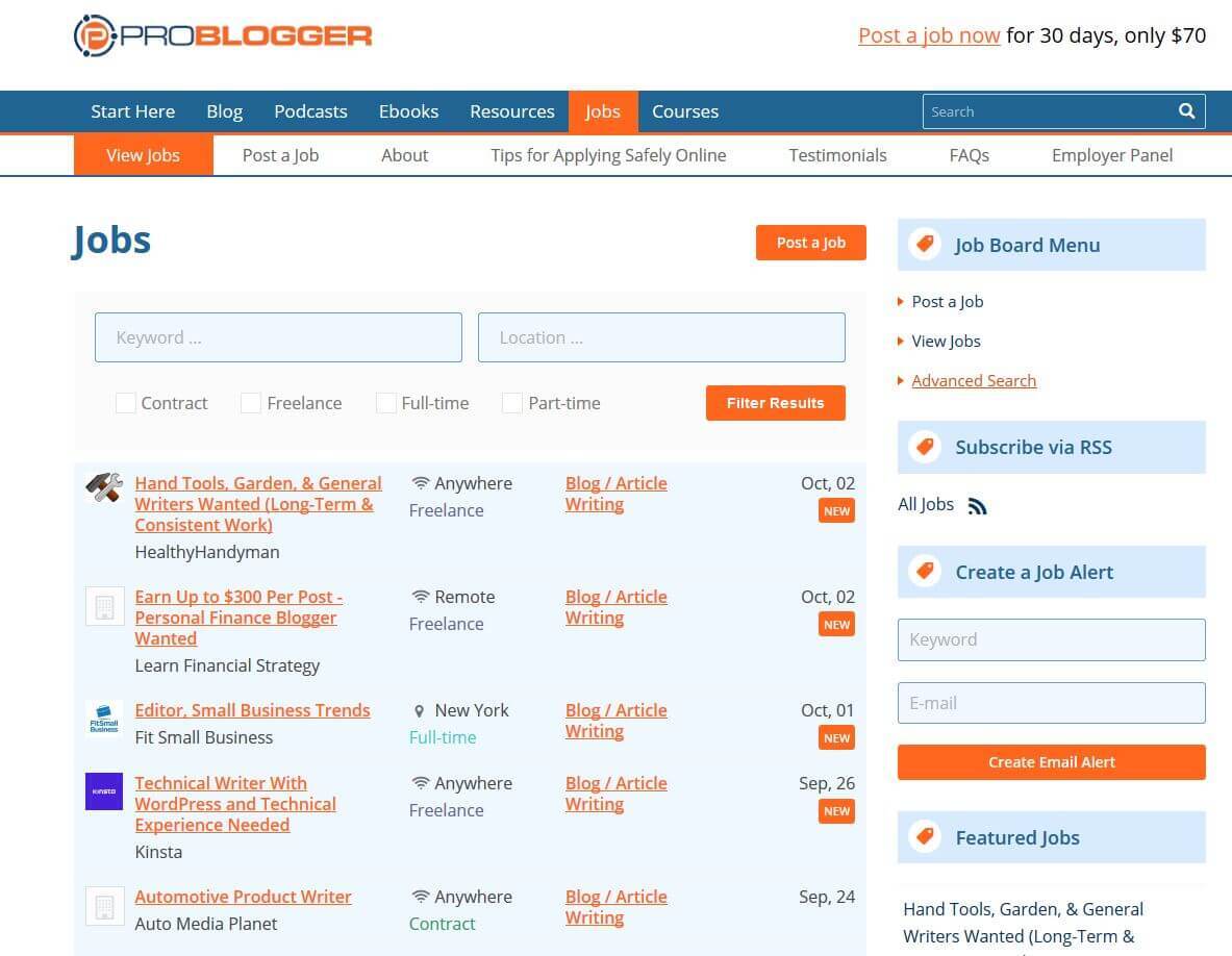 problogger clients