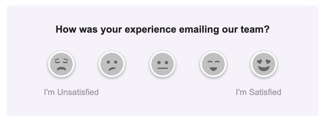 customer feedback scale
