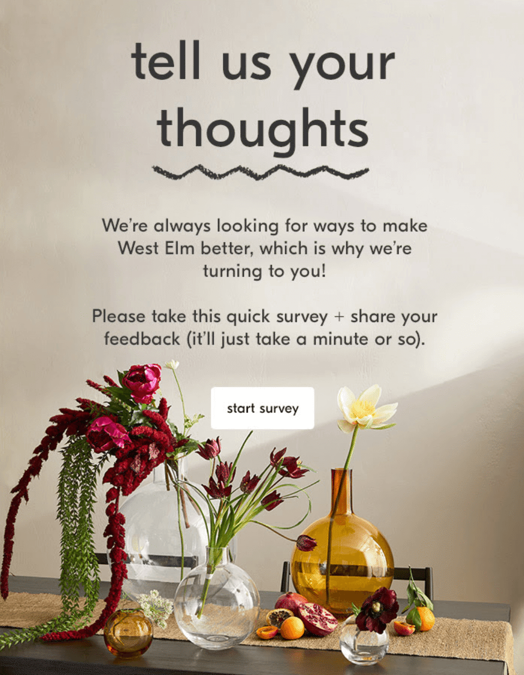 solicited customer feedback example