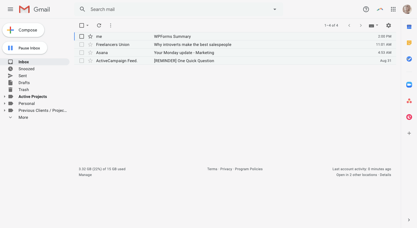 Individual Inbox in Gmail