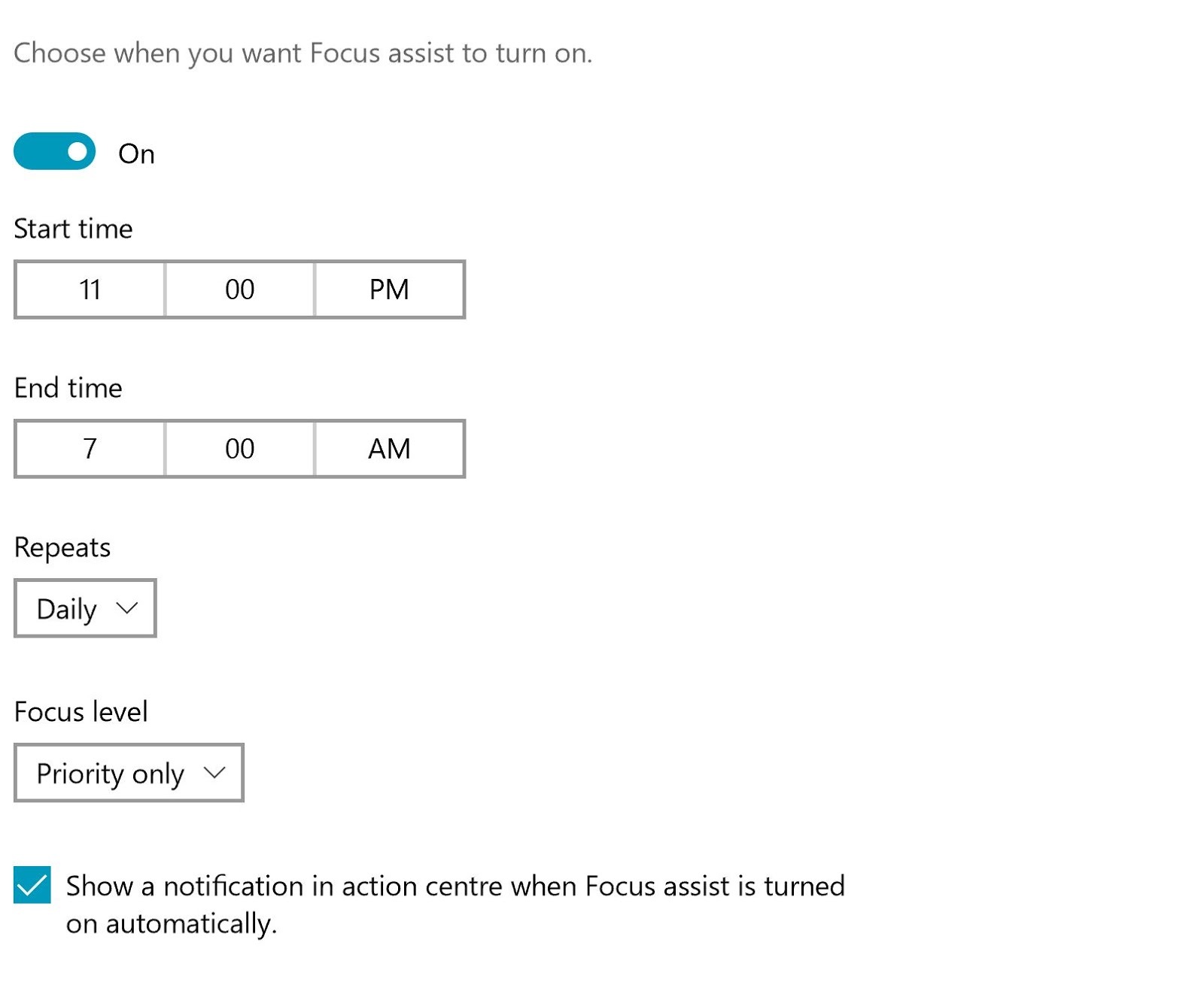 focus assist during cold calling