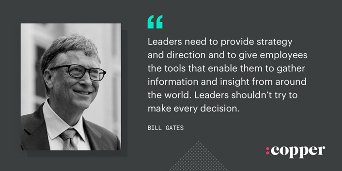 bill gates leader quote