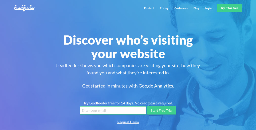 LeadFeeder sales prospecting tool