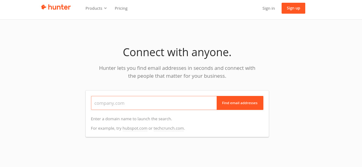 emailhunter prospect email finder