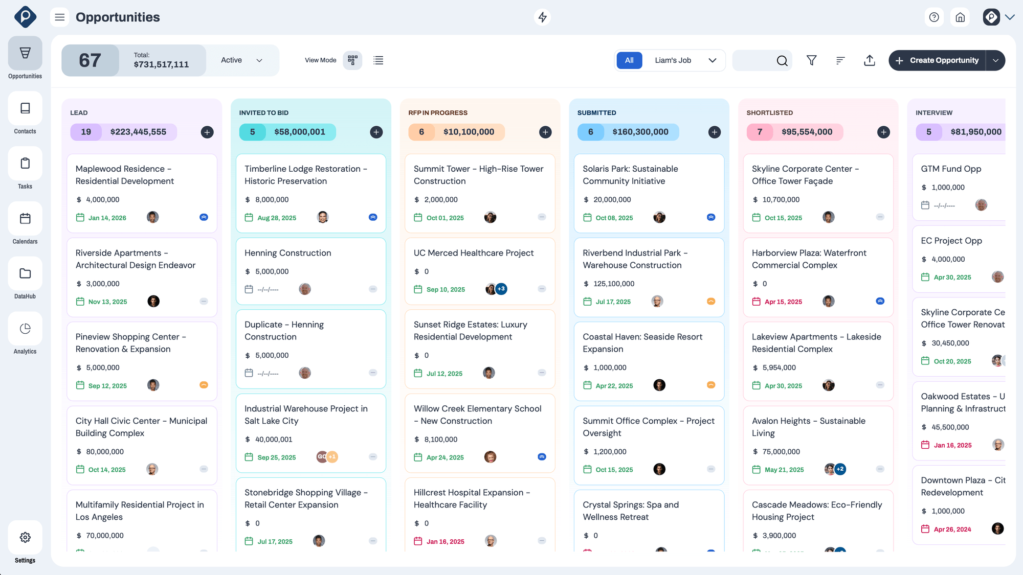 Desktop CRM Screen Placeholder