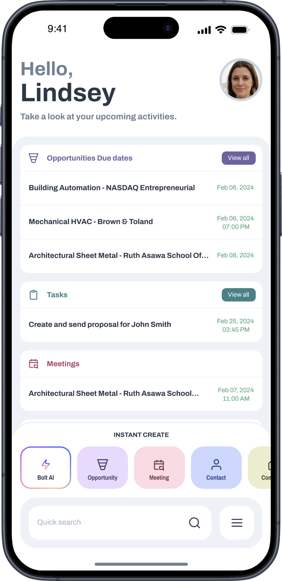 Mobile App Screen Placeholder