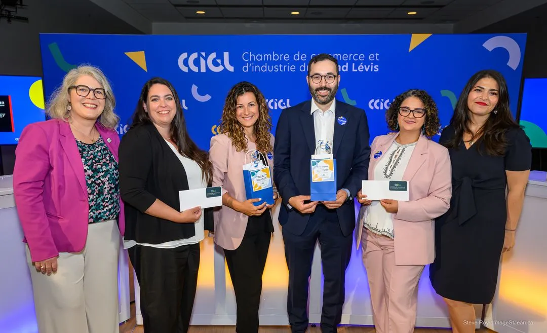 Remise des prix du concours L'Art du pitch à la Chambre de commerce et d'industrie du Grand Lévis