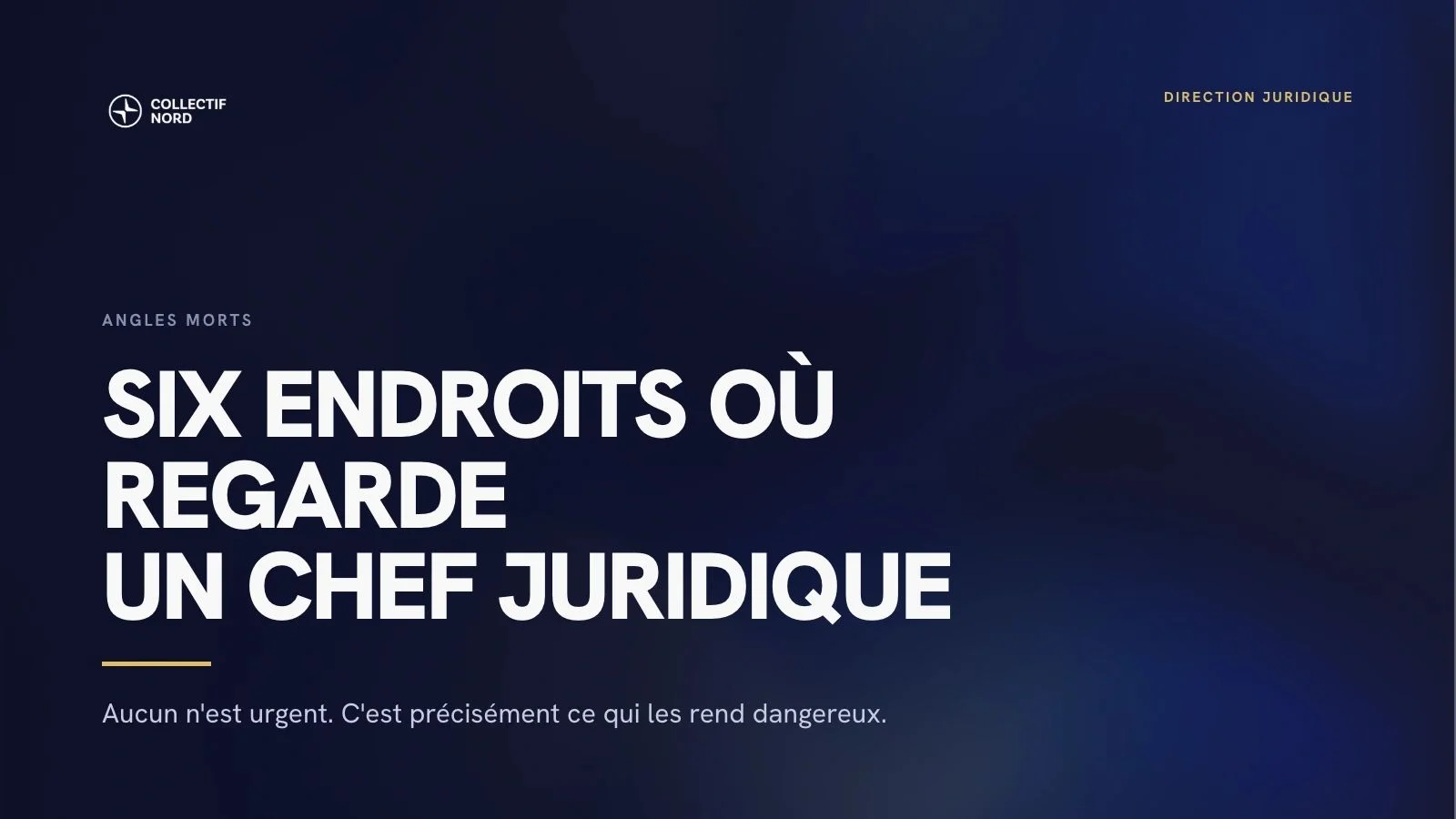 Les six angles morts juridiques d'une PME en croissance