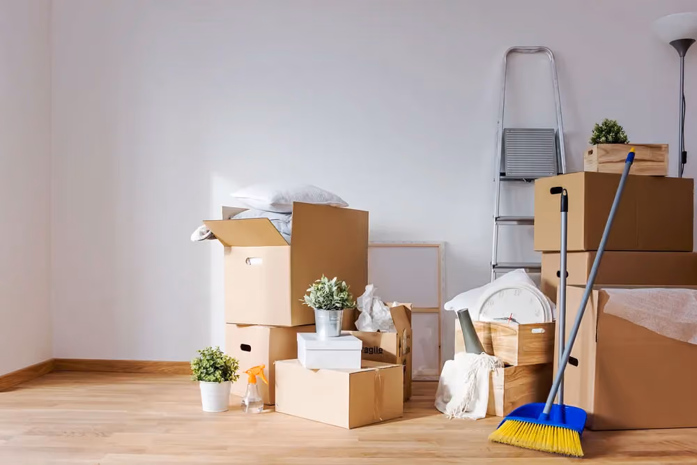 Moving cleaning.